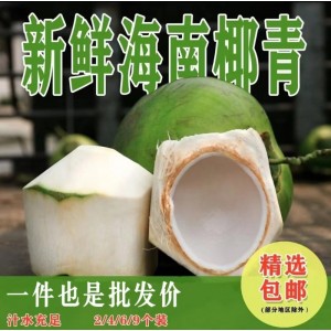 【品质】椰青海南椰青去皮新鲜椰子海南文昌2/9个装果王代发免邮